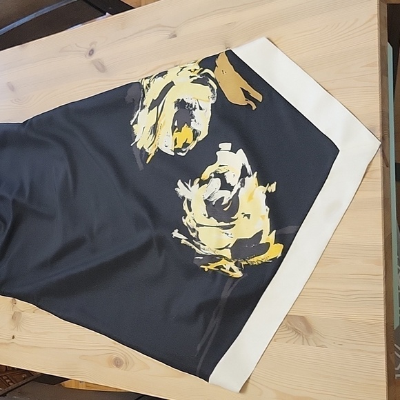 MARIE SAINT PIERRE Asymmetrical One Shoulder Graphic Dress XS - Picture 3 of 10